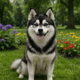 Pomsky adulte : Guide d’entretien et d’activité pour un chien équilibré