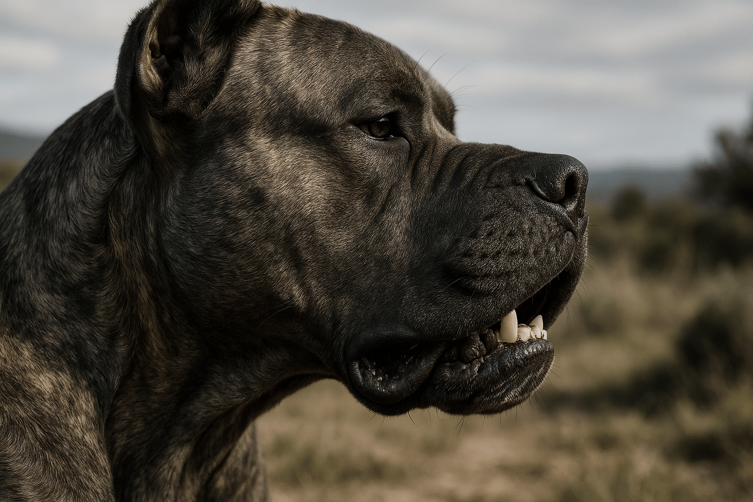 force machoire chien